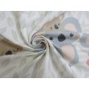 Parure de lit Fantaisie KOALA COULEUR Simple-Double-Moitié Carré 100% Coton ...MADE IN ITALY!!!..
