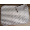 Set de table en coton américain avec motif RAYÉ Couleur:Beige.. Taille:50x35...100% Coton...FABRIQUÉ EN ITALIE.!!!