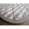American Cotton Placemat with STRIPED Design Colour:Beige.. Size:50x35...100% Cotton...MADE IN ITALY.!!!