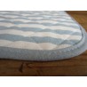 Set de table en coton américain avec motif RAYÉ Couleur : Bleu clair.. Taille : 50x35...100% Coton...FABRIQUÉ EN