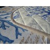 Set de Table Américain avec Serviette Design CORAIL Couleur : Bleu Clair et Rouge... Taille : 50x35...100% Coton ...FABRIQUÉ EN