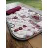 Tovaglietta Americana in Cotone Fantasia CUORE SHABBY ROSSO Misura:50x35.. 100% Cotone.... MADE IN ITALY!!!!!