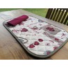 Tovaglietta Americana in Cotone Fantasia CUORE SHABBY ROSSO Misura:50x35.. 100% Cotone.... MADE IN ITALY!!!!!