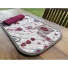 Tovaglietta Americana in Cotone Fantasia CUORE SHABBY ROSSO Misura:50x35.. 100% Cotone.... MADE IN ITALY!!!!!