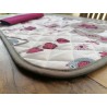 Tovaglietta Americana in Cotone Fantasia CUORE SHABBY ROSSO Misura:50x35.. 100% Cotone.... MADE IN ITALY!!!!!