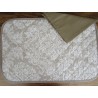 American Cotton Placemat with EMBROIDERED Pattern.. Size: 50x35...100% Cotton...MADE IN ITALY.!!!