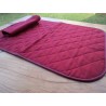 Set de Table Américain en Coton Matelassé + Serviette de COULEUR SOLIDE Toutes les Couleurs..Taille:50x35 ...FABRIQUÉ EN ITALIE