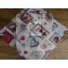 Tovaglia Rettangolare in Cotone Plastificato Disegno SHABBY 100% Idrorepellente.. Made in ITALY!!!!