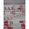 Bed Set in 100% Cotton Reindeer Pattern with SCARF....Single-Double-Half Square....MADE IN ITALY!!!!!