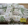 Housse de chaise à rabats, fermeture intérieure, déhoussable. Taille : 40x40. Conception DE FLEURS ET DE MARGUERITES. FABRIQUÉ