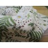 Stuhlbezug mit Klappen, Innenbefestigung, abnehmbare Bezüge. Größe: 40x40. BLUMEN- UND GÄNSEBLÜMCHEN-Design. HERGESTELLT IN