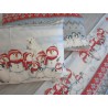 Completo Letto in 100% Flanella Fantasia PINGUINI..PUPAZZI DI NEVE ..ORSO ..Singolo-Matrimoniale-Piazza Mezza...MADE IN ITALY!!!
