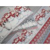 Completo Letto in 100% Flanella Fantasia PINGUINI..PUPAZZI DI NEVE ..ORSO ..Singolo-Matrimoniale-Piazza Mezza...MADE IN ITALY!!!