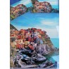 Completo Letto In Stampa Digitale Disegno MARE ITALIA CINQUE TERRE 100% Cotone ..!!!!