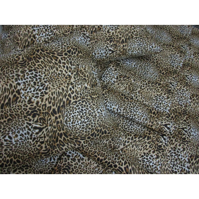 LEOPARD TIGER FANTASY BEDDING COMPLETE Double-Square French 100% Natural Fiber Cotton...!!!!