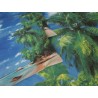 Parure de lit simple avec impression numérique Design MALDIVE ISLANDS 100% coton..!!!!