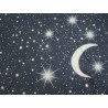Copripiumino Sacco+Federe In Stampa Digitale 100%Cotone Disegno MONDO LUNA E STELLE....Singolo e piazza mezza!!!