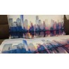 Duvet Cover Set in Digital Print NEW YORK Pattern 100% Cotton...Bag+Pillowcases...Double and Single