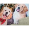 Plaid Lambskin Blanket in DIGITAL PRINTING IN Soft and Warm Microfiber DOG Design Size: 130x160!!!