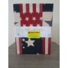 Mehrzweck-Möbelbezug mit AMERIKA-FLAGGE-Muster. Maße: 170 x 260–260 x 260 ... 100 % Baumwolle!!!