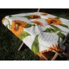 Nappe rectangulaire en coton avec motif TOURNESOL dans toutes les tailles 100% coton.... FABRIQUÉE EN ITALIE !!!!!