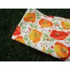 Rechteckige Tischdecke, Design „COLORED POPPIES“, 100 % Baumwolle, in allen Größen, HERGESTELLT IN ITALIEN!!!!