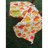 Rectangular Tablecloth COLORED POPPIES Design 100% Cotton in all sizes MADE IN ITALY!!!!