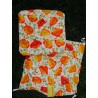 Tovaglia Rettangolare Disegno PAPAVERI COLORATI 100% Cotone in Tutte le Misure MADE IN ITALY!!!!