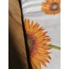 RECHTECKIGE Tischdecke aus weichgemachter Baumwolle im SONNENBLUMEN-Design, 100 % WASSERABWEISEND ...Hergestellt in ITALIEN