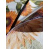 RECHTECKIGE Tischdecke aus weichgemachter Baumwolle im SONNENBLUMEN-Design, 100 % WASSERABWEISEND ...Hergestellt in ITALIEN