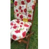 Tovaglia Rettangolare In Cotone Plastificato Fantasia  PAPAVERI ROSSI E FIORI  100% Idrorepellente. ..MADE IN ITALY..