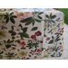 Rectangular Tablecloth in Plasticized Cotton with FLORAL Pattern, 100% Water-repellent..MADE IN ITALY..