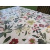 Tovaglia Rettangolare In Cotone Plastificato Fantasia  FLOREALE  100% Idrorepellente ..MADE IN ITALY..
