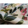 Rectangular Tablecloth in Plasticized Cotton with FLORAL Pattern, 100% Water-repellent..MADE IN ITALY..