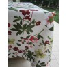 Rectangular Tablecloth in Plasticized Cotton with FLORAL Pattern, 100% Water-repellent..MADE IN ITALY..