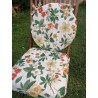 Rechteckige Tischdecke aus plastifizierter Baumwolle mit FLORAL-Muster, 100 % wasserabweisend. HERGESTELLT IN ITALIEN.