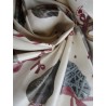 Nappe rectangulaire en coton plastifié avec motif COEURS et SHABBY, 100% hydrofuge..MADE IN ITALY..