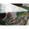 RECTANGULAR Tablecloth in Plasticized Cotton CACTUS Design 100% WATER-REPELLENT In All Sizes....MADE IN ITALY!!!!