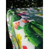Nappe RECTANGULAIRE en Coton Plastifié Design CACTUS 100% HYDROFUGE Dans Toutes Les Tailles....FABRIQUÉE EN ITALIE!!!!