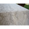 Rectangular tablecloth in plasticized cotton with embroidered pattern....100% water-repellent..MADE IN ITALY!!!!