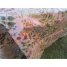 Nappe rectangulaire en coton plastifié. Motif FEUILLES COULEURS..100% HYDROFUGE.MADE IN ITALY!!!!