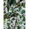 Rectangular Tablecloth in PLASTICIZED Cotton GREEN IVY Pattern 100% WATER-REPELLENT.... MADE IN ITALY!!!!!