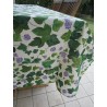 Rechteckige Tischdecke aus PLASTICIZED-Baumwolle mit grünem IVY-Muster, 100 % wasserabweisend.... HERGESTELLT IN ITALIEN!!!!!