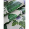Rechteckige Tischdecke aus PLASTICIZED-Baumwolle mit grünem IVY-Muster, 100 % wasserabweisend.... HERGESTELLT IN ITALIEN!!!!!