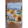 100% Water Repellent Stain Resistant Tablecloth, SUNFLOWERS AND COLORED FLOWERS Design... In All Sizes...NO IRONING!!!!