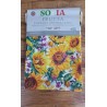 100 % wasserabweisende, schmutzabweisende Tischdecke, SONNENBLUMEN- UND FARBIGE BLUMEN-Design... In allen Größen... KEIN