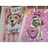 STROFINACCI IN sPUGNA DI COTONE 100% Disegno CANI... 6 PEZZI.....MIS. 50X70 ..