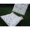 Rechteckige Tischdecke aus plastifizierter Baumwolle mit BUNTEM MEER- UND FISCH-Design. 100 % wasserabweisend. HERGESTELLT IN