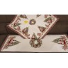 rayure ET pièce maîtresse avec des motifs de Noël fantastiques ARBRE DE NOËL DU PÈRE NOËL 100% coton FIL LUREX.. fabriqué en