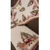 rayure ET pièce maîtresse avec des motifs de Noël fantastiques ARBRE DE NOËL DU PÈRE NOËL 100% coton FIL LUREX.. fabriqué en